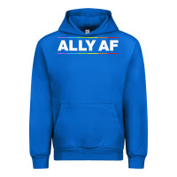 Cobalt Ally AF Pride Rainbow Shirt  Proud LGBTQ Ally TShirt Urban Hoodie - minhPixels
