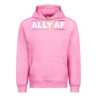 Fuchsia Pink Ally AF Pride Rainbow Shirt  Proud LGBTQ Ally TShirt Urban Hoodie - minhPixels