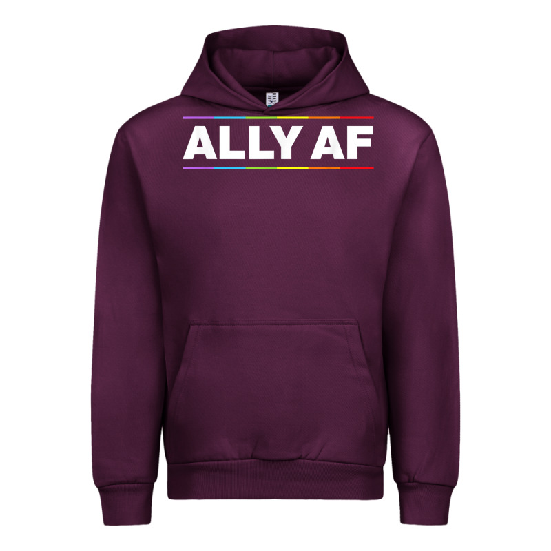 Ally Af Pride Rainbow Shirt  Proud Lgbtq Ally Tshirt Urban Hoodie by minhPixels | Teevron