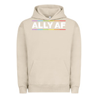 Pigment French Oak Ally AF Pride Rainbow Shirt  Proud LGBTQ Ally TShirt Urban Hoodie - minhPixels