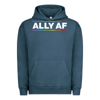 Pigment Midnight Navy Ally AF Pride Rainbow Shirt  Proud LGBTQ Ally TShirt Urban Hoodie - minhPixels