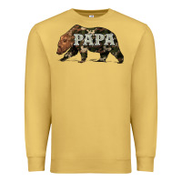 Antique Gold bear papa Premium Sweatshirt - Artiststas