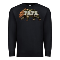 Black bear papa Premium Sweatshirt - Artiststas
