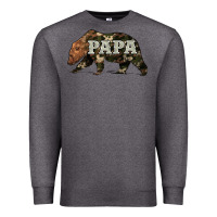Charcoal Heather bear papa Premium Sweatshirt - Artiststas