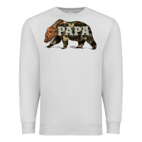 Dove Grey bear papa Premium Sweatshirt - Artiststas