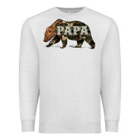 Oatmeal Heather bear papa Premium Sweatshirt - Artiststas