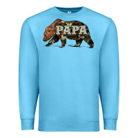 Ocean Blue bear papa Premium Sweatshirt - Artiststas