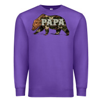 Purple bear papa Premium Sweatshirt - Artiststas