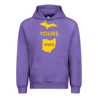 Tulip Up Yours State Of Ohio Funny Anti Oh Pro Michigan Meme Urban Hoodie - minhPixels