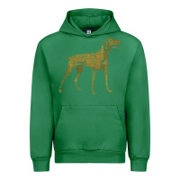 Emerald Vizsla Dog Owner Funny Gift I Love My Vizsla Dog Vizsla Urban Hoodie - minhPixels