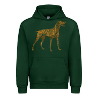 Forest Green Vizsla Dog Owner Funny Gift I Love My Vizsla Dog Vizsla Urban Hoodie - minhPixels