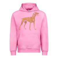 Fuchsia Pink Vizsla Dog Owner Funny Gift I Love My Vizsla Dog Vizsla Urban Hoodie - minhPixels