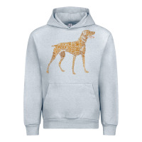 Heather Grey Vizsla Dog Owner Funny Gift I Love My Vizsla Dog Vizsla Urban Hoodie - minhPixels