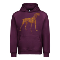 Mauve Wine Vizsla Dog Owner Funny Gift I Love My Vizsla Dog Vizsla Urban Hoodie - minhPixels