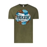 Vintage Olive It's Freezin' Season Vintage Tee - RanaPortraitStore