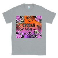 Heather Grey Spooky Vibes Classic Tee - texasbilliewilder