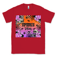Red Spooky Vibes Classic Tee - texasbilliewilder