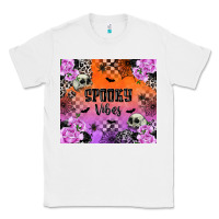 White Spooky Vibes Classic Tee - texasbilliewilder