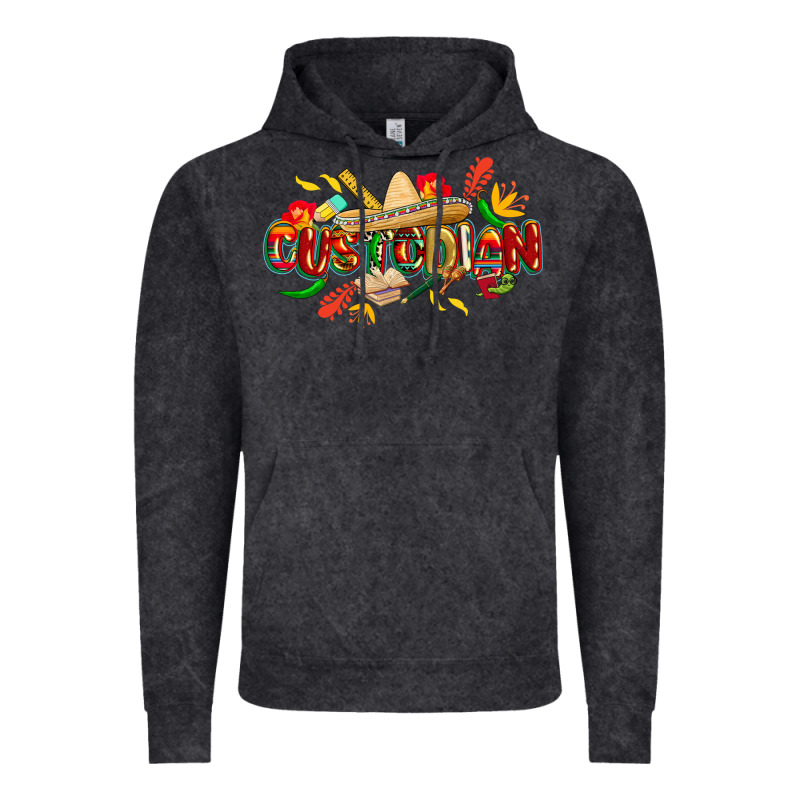 Cinco De Mayo Custodian Vintage Hoodie by CowGirlArtShop | Teevron