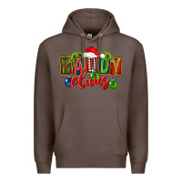 Coffee Christmas daddy Claus Premium Hoodie - FaDigitalArtStudio