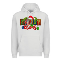 Dove Grey Christmas daddy Claus Premium Hoodie - FaDigitalArtStudio