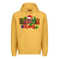 Mustard Christmas daddy Claus Premium Hoodie - FaDigitalArtStudio