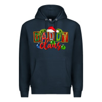 Navy Christmas daddy Claus Premium Hoodie - FaDigitalArtStudio