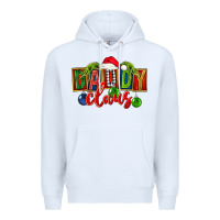 White Christmas daddy Claus Premium Hoodie - FaDigitalArtStudio