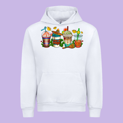 Cinco De Mayo Coffee Cups Urban Hoodie Designed By Adodesignshop