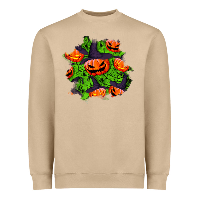 Halloween Pumpkin Patch Heavyweight Sweatshirt by BundleAndBundleShop | Teevron