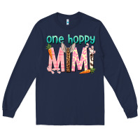 Navy One hoppy Mimi Easter Day Long Sleeve Tee - HowdyJamesFarm