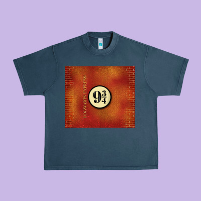 Magical Train Station Urban Heavy Tee Designed By Tumblerdesignbyshophia