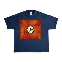 Navy magical train station Urban Heavy Tee - TumblerDesignByShophia