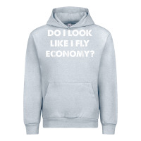 Heather Grey do i look like i fly economy air travel first class traveler t shirt Urban Hoodie - minhPixels