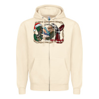 Sandshell joy Christmas Zipper Hoodie - CowhideDigitalArt