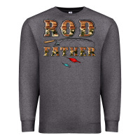 Charcoal Heather rod father Premium Sweatshirt - Artiststas