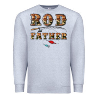 Heather Grey rod father Premium Sweatshirt - Artiststas