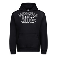 Black Medfield College Science Dept. Urban Hoodie - minhPixels