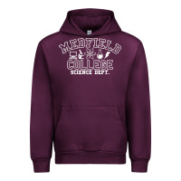 Mauve Wine Medfield College Science Dept. Urban Hoodie - minhPixels