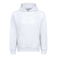 White Medfield College Science Dept. Urban Hoodie - minhPixels