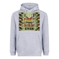 Heather Grey best buckin' dad ever Heavyweight Hoodie - Artiststas