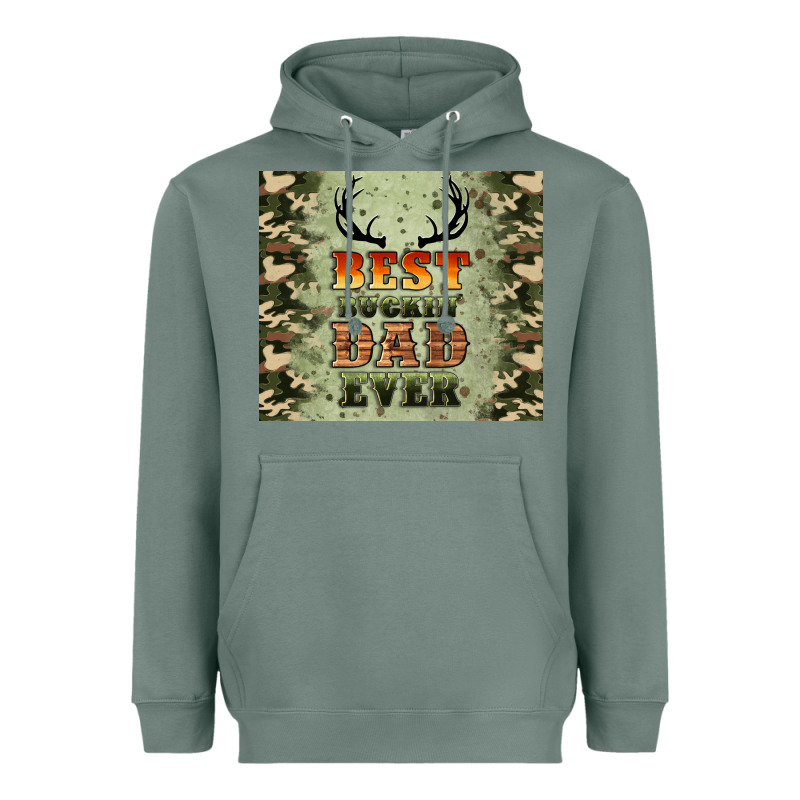 Best Buckin' Dad Ever Heavyweight Hoodie by Artiststas | Teevron