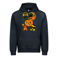 Navy Vintage Halloween Urban Hoodie - minhPixels
