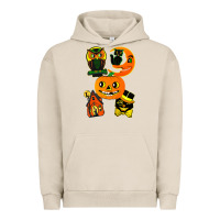 Pigment French Oak Vintage Halloween Urban Hoodie - minhPixels