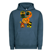 Pigment Midnight Navy Vintage Halloween Urban Hoodie - minhPixels