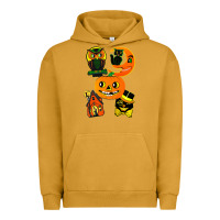 Pigment Peanut Butter Vintage Halloween Urban Hoodie - minhPixels