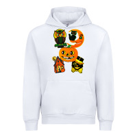 White Vintage Halloween Urban Hoodie - minhPixels