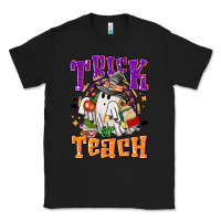 Black trick or teach halloween Classic Tee - NancyCooperArtShop