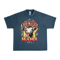 Midnight Navy Country Mama Urban Heavy Tee - HowdyJamesFarm