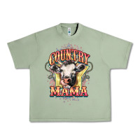 Oil Green Country Mama Urban Heavy Tee - HowdyJamesFarm